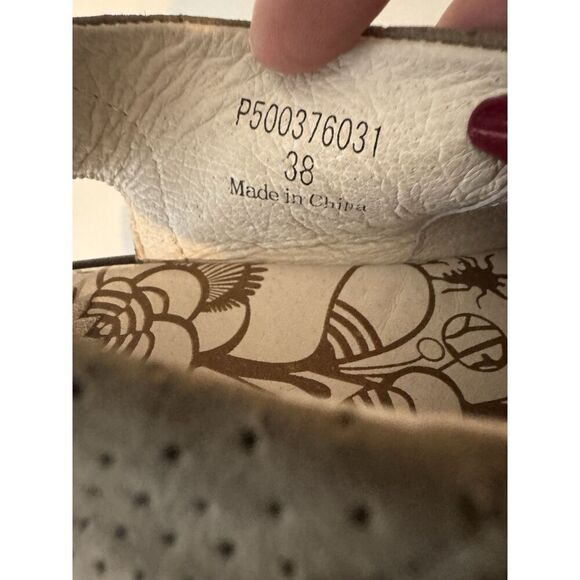 Erez Sport Vintage Pale Pink Leather Skirt Size 10 Western Rock A Billy Biker - Picture 5 of 8